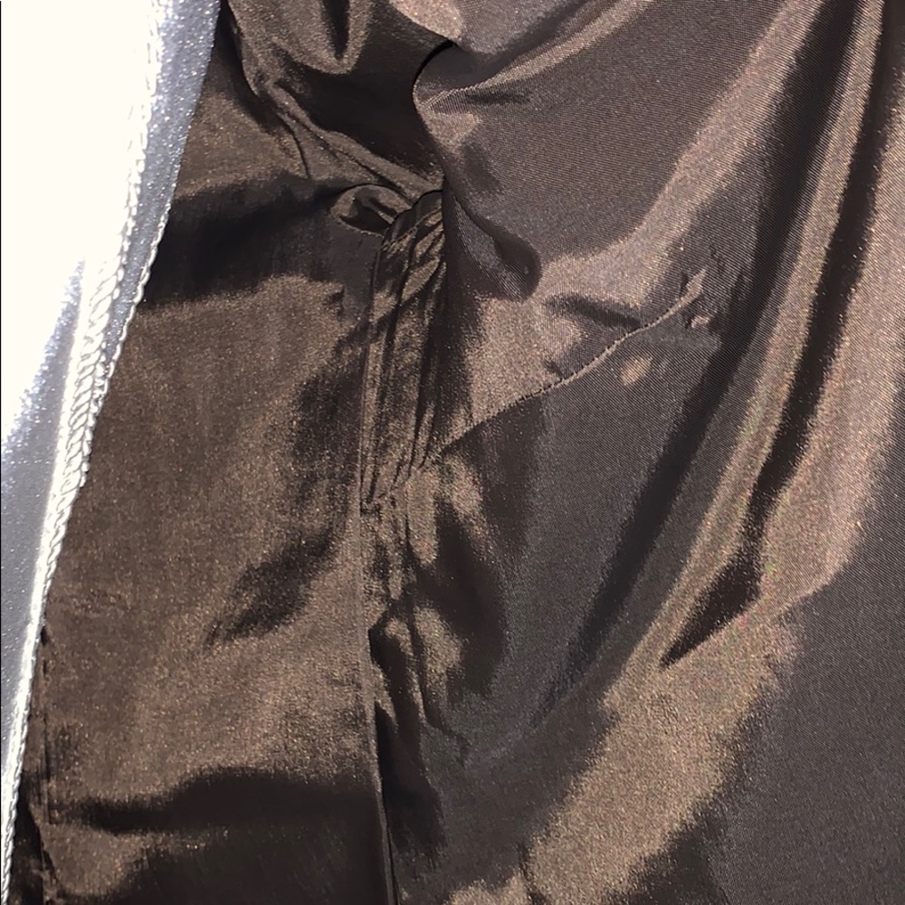 Brown & Cream Fitted Round Collar Button Jacket - Picture 7 of 9